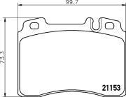 8DB 355 007-471 HELLA sada brzdových platničiek kotúčovej brzdy 8DB 355 007-471 HELLA