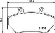 8DB 355 019-031 HELLA sada brzdových platničiek kotúčovej brzdy 8DB 355 019-031 HELLA