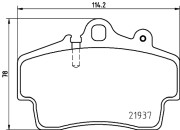 8DB 355 018-471 Sada brzdových destiček, kotoučová brzda HELLA