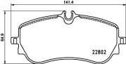 8DB 355 037-751 Sada brzdových destiček, kotoučová brzda HELLA