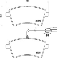 8DB 355 016-241 HELLA sada brzdových platničiek kotúčovej brzdy 8DB 355 016-241 HELLA