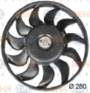 8EW 351 034-791 HELLA ventilátor chladenia motora 8EW 351 034-791 HELLA