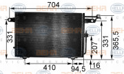 8FC 351 035-531 HELLA kondenzátor klimatizácie 8FC 351 035-531 HELLA