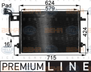 8FC 351 038-431 HELLA kondenzátor klimatizácie 8FC 351 038-431 HELLA