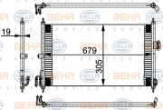 8FC 351 038-581 HELLA kondenzátor klimatizácie 8FC 351 038-581 HELLA