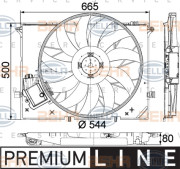 8EW 351 040-091 HELLA ventilátor chladenia motora 8EW 351 040-091 HELLA