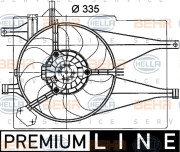 8EW 351 041-051 HELLA ventilátor chladenia motora 8EW 351 041-051 HELLA