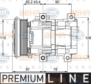 8FK 351 113-191 HELLA kompresor klimatizácie 8FK 351 113-191 HELLA