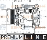 8FK 351 113-221 HELLA kompresor klimatizácie 8FK 351 113-221 HELLA