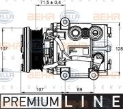 8FK 351 113-421 Kompresor, klimatizace BEHR HELLA SERVICE *** PREMIUM LINE *** HELLA