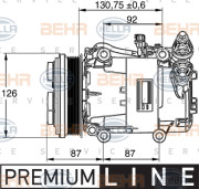 8FK 351 113-451 HELLA kompresor klimatizácie 8FK 351 113-451 HELLA