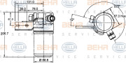 8FT 351 192-391 HELLA vysúżač klimatizácie 8FT 351 192-391 HELLA