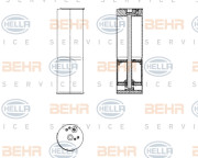 8FT 351 196-581 HELLA vysúżač klimatizácie 8FT 351 196-581 HELLA