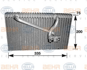 8FV 351 210-681 HELLA výparník klimatizácie 8FV 351 210-681 HELLA