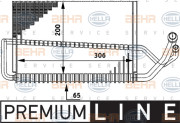 8FV 351 211-291 HELLA výparník klimatizácie 8FV 351 211-291 HELLA