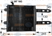 8FC 351 300-161 HELLA kondenzátor klimatizácie 8FC 351 300-161 HELLA