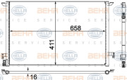 8FC 351 300-314 HELLA kondenzátor klimatizácie 8FC 351 300-314 HELLA