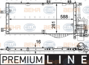 8FC 351 301-201 HELLA kondenzátor klimatizácie 8FC 351 301-201 HELLA