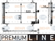 8FC 351 301-381 HELLA kondenzátor klimatizácie 8FC 351 301-381 HELLA