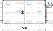 8FC 351 301-734 HELLA kondenzátor klimatizácie 8FC 351 301-734 HELLA