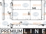 8FC 351 301-761 HELLA kondenzátor klimatizácie 8FC 351 301-761 HELLA