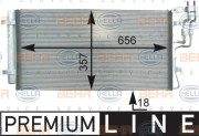 8FC 351 303-151 HELLA kondenzátor klimatizácie 8FC 351 303-151 HELLA