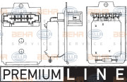 9ML 351 303-261 Odpor, vnitřní tlakový ventilátor BEHR HELLA SERVICE *** PREMIUM LINE *** HELLA