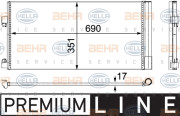 8FC 351 304-241 Kondenzátor, klimatizace BEHR HELLA SERVICE *** PREMIUM LINE *** HELLA