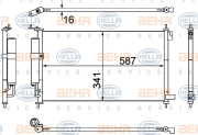 8FC 351 307-791 HELLA kondenzátor klimatizácie 8FC 351 307-791 HELLA