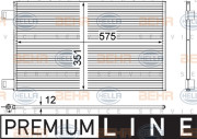 8FC 351 309-161 HELLA kondenzátor klimatizácie 8FC 351 309-161 HELLA