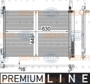 8FC 351 309-361 HELLA kondenzátor klimatizácie 8FC 351 309-361 HELLA