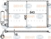 8FC 351 310-121 HELLA kondenzátor klimatizácie 8FC 351 310-121 HELLA