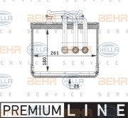 8FH 351 311-211 HELLA výmenník tepla vnútorného kúrenia 8FH 351 311-211 HELLA