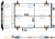 8FC 351 317-574 HELLA kondenzátor klimatizácie 8FC 351 317-574 HELLA