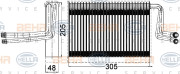 8FV 351 331-261 HELLA výparník klimatizácie 8FV 351 331-261 HELLA