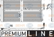 8FC 351 343-001 HELLA kondenzátor klimatizácie 8FC 351 343-001 HELLA