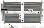 8FC 351 344-094 HELLA kondenzátor klimatizácie 8FC 351 344-094 HELLA