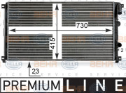 8MK 376 700-311 HELLA chladič motora 8MK 376 700-311 HELLA