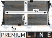 8MK 376 700-371 HELLA chladič motora 8MK 376 700-371 HELLA