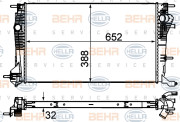 8MK 376 700-421 HELLA chladič motora 8MK 376 700-421 HELLA