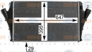 8ML 376 700-671 HELLA chladič plniaceho vzduchu 8ML 376 700-671 HELLA