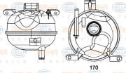 8MA 376 702-304 HELLA vyrovnávacia nádobka chladiacej kvapaliny 8MA 376 702-304 HELLA