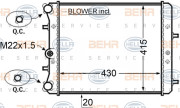 8MK 376 704-601 HELLA chladič motora 8MK 376 704-601 HELLA