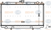 8MK 376 705-631 HELLA chladič motora 8MK 376 705-631 HELLA