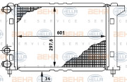 8MK 376 706-311 HELLA chladič motora 8MK 376 706-311 HELLA