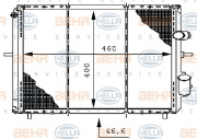 8MK 376 706-371 HELLA chladič motora 8MK 376 706-371 HELLA