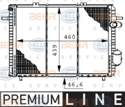 8MK 376 706-401 HELLA chladič motora 8MK 376 706-401 HELLA