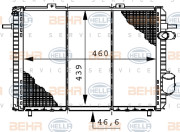 8MK 376 706-404 HELLA chladič motora 8MK 376 706-404 HELLA