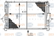 8MK 376 706-474 HELLA chladič motora 8MK 376 706-474 HELLA