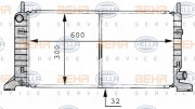 8MK 376 706-661 HELLA chladič motora 8MK 376 706-661 HELLA